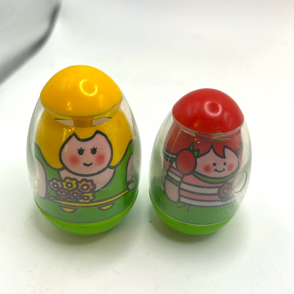 1973 Weebles Mother and Girl Original Vintage by Hasbro plus Disneys Pluto - Picture 4 of 6